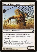 Matte Finish Theros Leonin Snarecaster ( #23 )