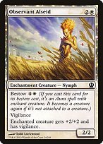 Matte Finish Theros Observant Alseid ( #24 )