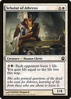 Matte Finish Theros Scholar of Athreos ( #28 )