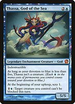 Matte Finish Theros Thassa, God of the Sea ( #66 )