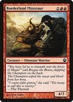 Matte Finish Theros Borderland Minotaur ( #114 )