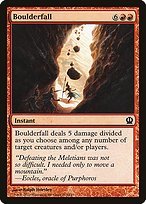 Matte Finish Theros Boulderfall ( #115 )