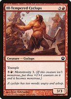 Matte Finish Theros Ill-Tempered Cyclops ( #125 )