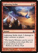 Matte Finish Theros Lightning Strike ( #127 )