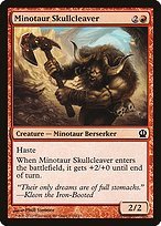 Matte Finish Theros Minotaur Skullcleaver ( #130 )