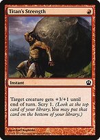 Matte Finish Theros Titan's Strength ( #145 )