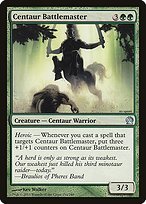 Matte Finish Theros Centaur Battlemaster ( #154 )