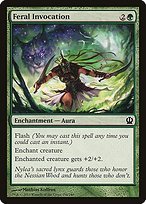 Matte Finish Theros Feral Invocation ( #158 )