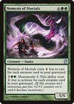 Matte Finish Theros Nemesis of Mortals ( #163 )