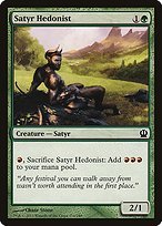 Matte Finish Theros Satyr Hedonist ( #174 )