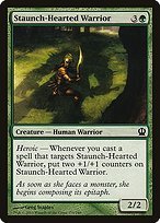 Matte Finish Theros Staunch-Hearted Warrior ( #179 )