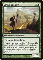 Matte Finish Theros Voyaging Satyr ( #182 )