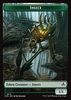 Matte Finish Innistrad Remastered Tokens Insect ( #15 )