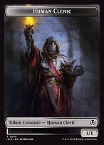 Matte Finish Innistrad Remastered Tokens Human Cleric ( #19 )