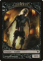 Glossy Finish Innistrad Tokens Zombie ( #9 )