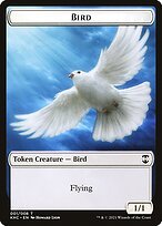 Glossy Finish Kaldheim Commander Tokens Bird ( #1 )