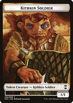 Glossy Finish Kaldheim Commander Tokens Kithkin Soldier ( #2 )
