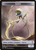 Glossy Finish Kaldheim Commander Tokens Servo ( #7 )