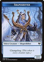 Glossy Finish Kaldheim Tokens Shapeshifter ( #8 )