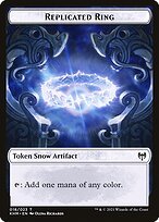 Glossy Finish Kaldheim Tokens Replicated Ring ( #18 )