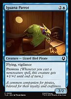 Matte Finish Avatar: The Last Airbender Iguana Parrot ( #56 )