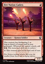 Matte Finish Avatar: The Last Airbender Fire Nation Cadets ( #134 )