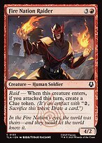 Matte Finish Avatar: The Last Airbender Fire Nation Raider ( #135 )