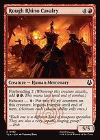 Matte Finish Avatar: The Last Airbender Rough Rhino Cavalry ( #152 )