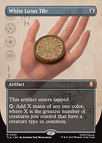 Matte Finish Avatar: The Last Airbender White Lotus Tile ( #330 )