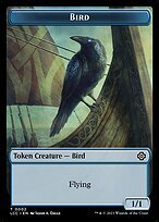 Glossy Finish The Lost Caverns of Ixalan Commander Tokens Bird ( #2 )
