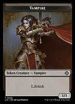 Glossy Finish The Lost Caverns of Ixalan Commander Tokens Vampire ( #6 )