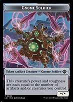 Matte Finish The Lost Caverns of Ixalan Tokens Gnome Soldier ( #3 )