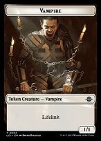 Matte Finish The Lost Caverns of Ixalan Tokens Vampire ( #4 )