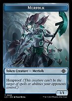 Matte Finish The Lost Caverns of Ixalan Tokens Merfolk ( #5 )