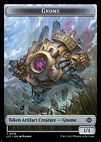 Matte Finish The Lost Caverns of Ixalan Tokens Gnome ( #16 )