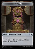 Matte Finish The Lost Caverns of Ixalan Tokens Treasure ( #18 )