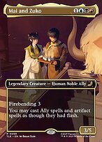 Glossy Finish Avatar: The Last Airbender Eternal Mai and Zuko ( #68 )