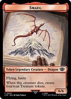 Matte Finish Tales of Middle-earth Tokens Smaug ( #7 )