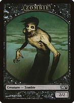 Matte Finish Magic 2010 Tokens Zombie ( #3 )