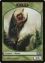 Glossy Finish Magic 2012 Tokens Wurm ( #6 )