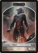 Matte Finish Magic 2014 Tokens Sliver ( #1 )