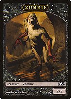 Matte Finish Magic 2014 Tokens Zombie ( #5 )