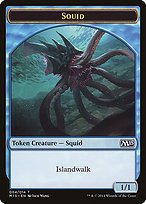 Matte Finish Magic 2015 Tokens Squid ( #4 )