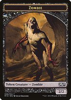 Matte Finish Magic 2015 Tokens Zombie ( #6 )