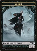 Glossy Finish Core Set 2019 Tokens Zombie ( #8 )