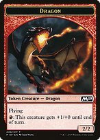 Glossy Finish Core Set 2019 Tokens Dragon ( #9 )