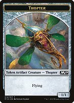 Glossy Finish Core Set 2019 Tokens Thopter ( #14 )