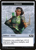 Glossy Finish Core Set 2019 Tokens Vivien Reid Emblem ( #17 )