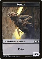 Glossy Finish Core Set 2020 Tokens Demon ( #5 )