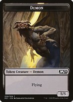 Glossy Finish Core Set 2021 Tokens Demon ( #6 )